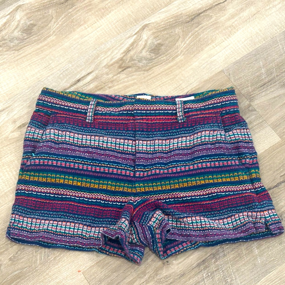 GAP serape style woven shorts